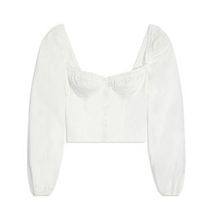 WeWoreWhat Ruched Cup Top in Size Large